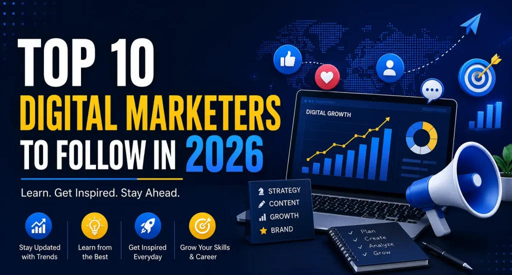 Top 10 Digital Marketers to Follow in 2026