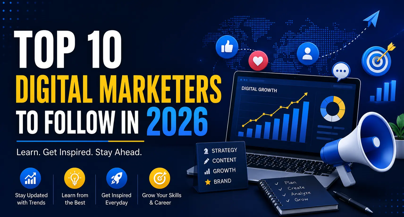 Top 10 Digital Marketers to Follow in 2026