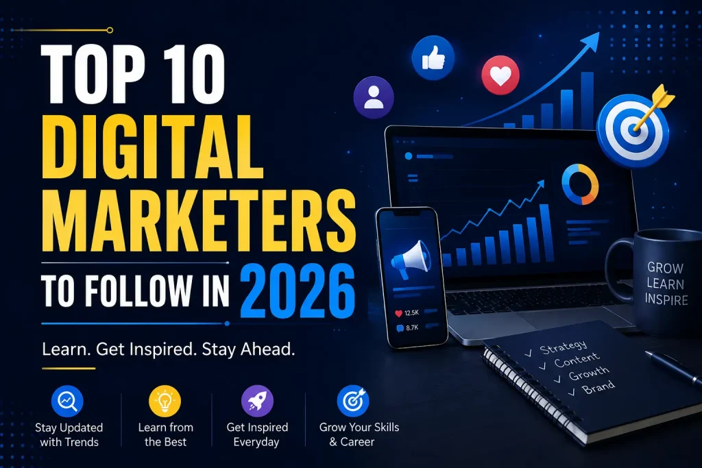 Top 10 Digital Marketers to Follow in 2026